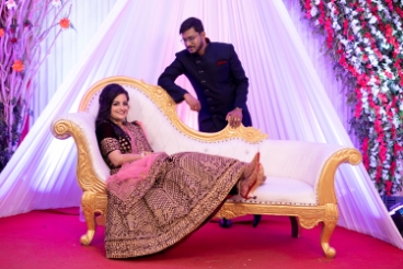 marriage reception photoshoot