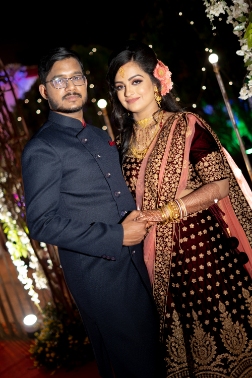 marriage reception photoshoot